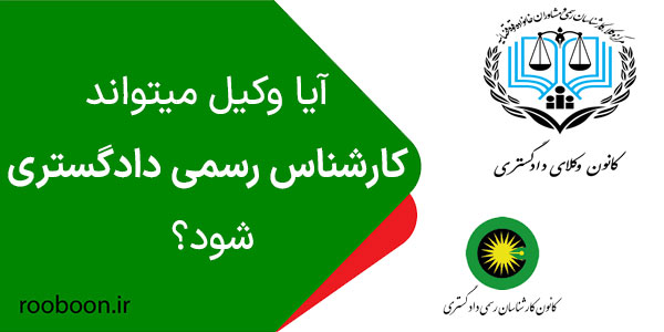 ایا وکیل میتواند کارشناس رسمی دادگستری باشد؟